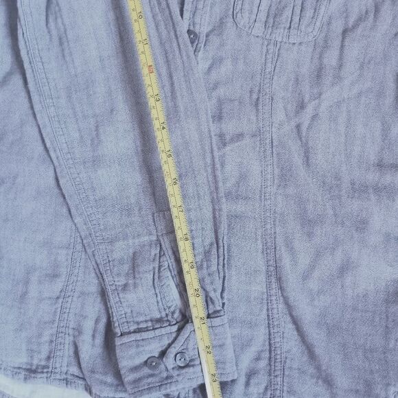 Woolrich Gray Longsleeves Buttons Up Pockets Women Shirt - Picture 5 of 8